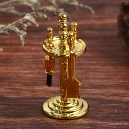 4pcs/lot Alloy Miniature Cleaning Tools Display Holder For 1/12 Dolls House Life Scenes Decoration Accessory