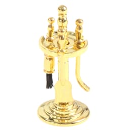 4pcs/lot Alloy Miniature Cleaning Tools Display Holder For 1/12 Dolls House Life Scenes Decoration Accessory