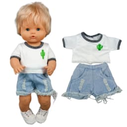 for 40cm Nenuco Baby Doll Dress Christmas Tree for 38cm Doll Clothes Costume