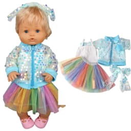 for 40cm Nenuco Baby Doll Dress Christmas Tree for 38cm Doll Clothes Costume