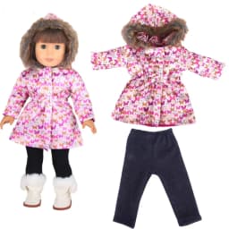 18' Girl Doll Costume Arabic Clothes Set 18-Inch Girl Doll Jasmine Clothes Baby Gift