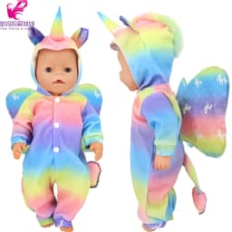 New Born Baby Doll Clothes Hooded Sweater for 18" Girl Doll Jacket Toys Doll Outfits