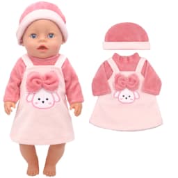 New Born Baby Doll Clothes Hooded Sweater for 18" Girl Doll Jacket Toys Doll Outfits
