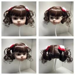 New hair Wig for 20inch to 22inch Reborn Dolls Long Strainght hair for 48-55cm Silicone Reborn Baby Doll Hair Wig