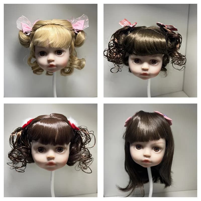 New hair Wig for 20inch to 22inch Reborn Dolls Long Strainght hair for 48-55cm Silicone Reborn Baby Doll Hair Wig