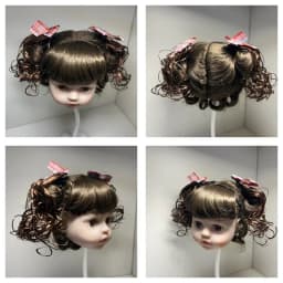 New hair Wig for 20inch to 22inch Reborn Dolls Long Strainght hair for 48-55cm Silicone Reborn Baby Doll Hair Wig
