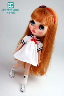 1pcs Blyth Doll Clothes Fashion JK Dress, Sailor Uniform, School Uniform for Blyth Azone OB23 OB24 1/6 Doll Accessories