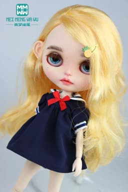 1pcs Blyth Doll Clothes Fashion JK Dress, Sailor Uniform, School Uniform for Blyth Azone OB23 OB24 1/6 Doll Accessories