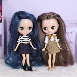 DBS Middie Blythe doll clothes Youth cute suit Little Red Hat suit Suitable for 20 cm joint body wear