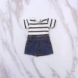 DBS Middie Blythe doll clothes Youth cute suit Little Red Hat suit Suitable for 20 cm joint body wear