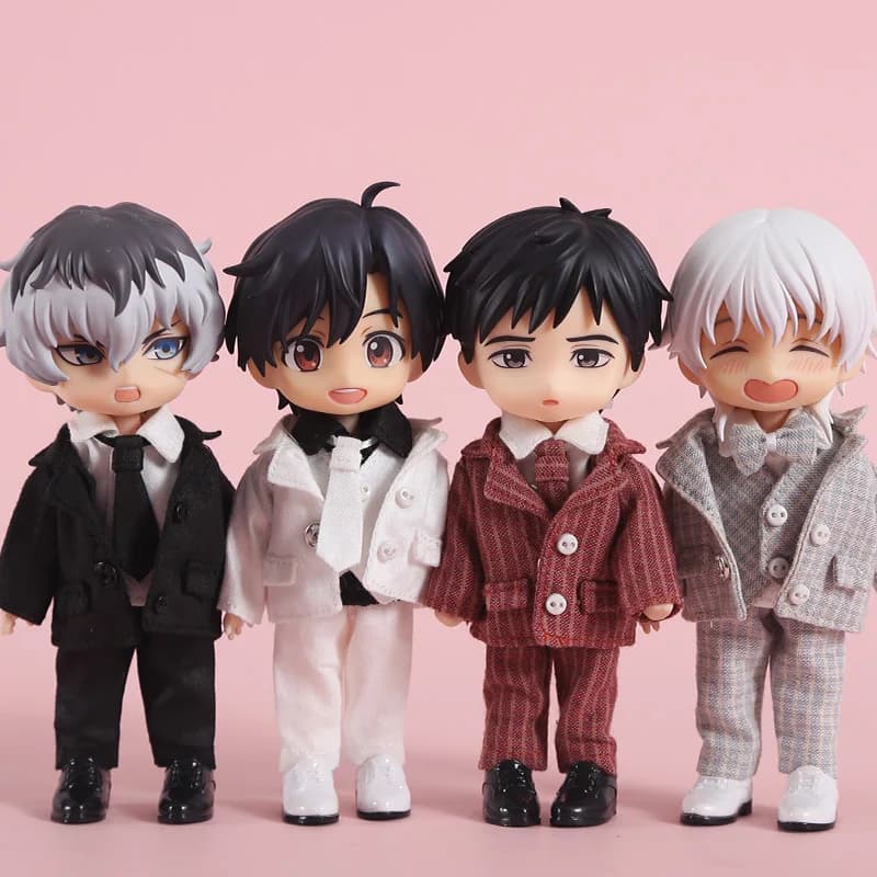 Ob11 Doll Clothing Accessories Obitsu11 Doll Clothing Suit Suit 1/12BJD Doll Coat Shirt Tie