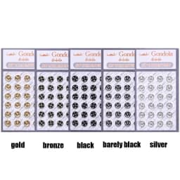 10/24Pcs 5mm Metal Mini Button Buckle Cute Invisible Snap Clothing Sewing Buckle DIY Doll Clothes Sewing Accessories