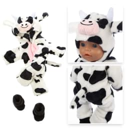 2023 New Animal Jumpsuits+Shoes Fit For 43cm Born Baby Doll 17inch Doll Clothes Baby Birthday Festival Gift