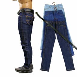 1/6 Scale Soldier Classic Slim Denim Pants Jeans & Belt Model For 12 Inch Male Action Figure Body Dolls Clothing Accessories