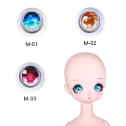 Accessories For 1/4 BJD Eyeballs 17mm Suit For Your 45cm Doll Anime Figure