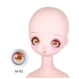 Accessories For 1/4 BJD Eyeballs 17mm Suit For Your 45cm Doll Anime Figure