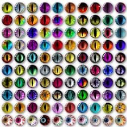 10Pairs Cartoon Doll Eyes Stickers Cute Flower Strar Bunny Clay Decals Anime Figurine Doll Face Organ Paster Toys Doll Accessory