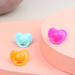 20Pcs Lovely Doll Pacifier Doll Play House Supplies Dollhouse Dummy Nipples For Baby Accessories Toy For Toddlers Kids