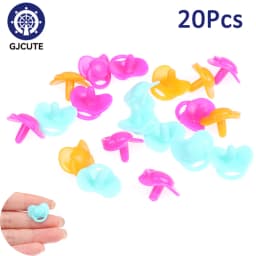 20Pcs Lovely Doll Pacifier Doll Play House Supplies Dollhouse Dummy Nipples For Baby Accessories Toy For Toddlers Kids