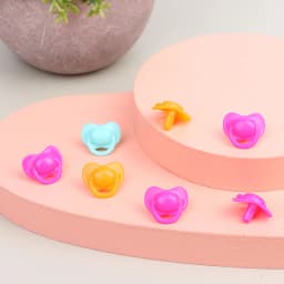 20Pcs Lovely Doll Pacifier Doll Play House Supplies Dollhouse Dummy Nipples For Baby Accessories Toy For Toddlers Kids