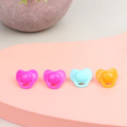 20Pcs Lovely Doll Pacifier Doll Play House Supplies Dollhouse Dummy Nipples For Baby Accessories Toy For Toddlers Kids