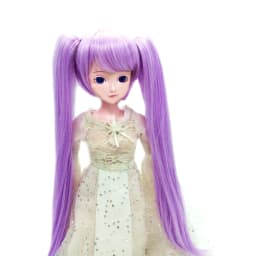 1/3 1/4 1/6 1/8 Bjd Wig High Temperature Long Wig Hair With Ponytails MSD SD For BJD Doll