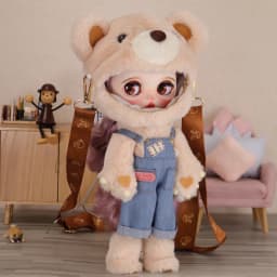 Traveling Bag Bear Clothes for ICY DBS BLYTHE 30cm Dolls Outgoing Packets 1/6 BJD OB24 ANIME GIRL Pullip BB Girl