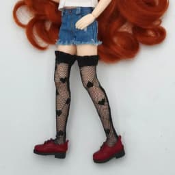 Blythe Doll Stocking Black White Long Legging for Blyth Azone Boots OB23 OB24 Doll Sock