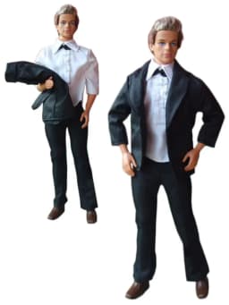 1 Set Doll Clothes Outfit for 12 inch Ken Doll Many Style for Choice A02
