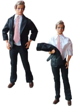 1 Set Doll Clothes Outfit for 12 inch Ken Doll Many Style for Choice A02