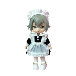 New Ob11 Bjd Dolls Dress Clothes With Apron Doll French Maid With Headwear For Ob11,Obitsu 11,Molly, Gsc,1/12 Bjd Doll