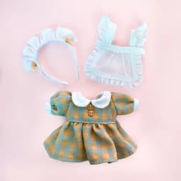 New Ob11 Bjd Dolls Dress Clothes With Apron Doll French Maid With Headwear For Ob11,Obitsu 11,Molly, Gsc,1/12 Bjd Doll