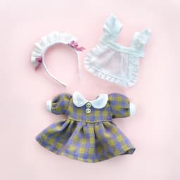 New Ob11 Bjd Dolls Dress Clothes With Apron Doll French Maid With Headwear For Ob11,Obitsu 11,Molly, Gsc,1/12 Bjd Doll