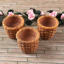 Mini 1/12 Cute Dollhouse Rattan Frame Hand-woven Vegetable Food Storage Basket Dolls Miniature Decoration