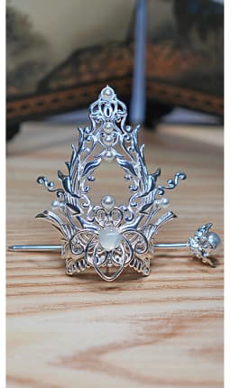 1/3 Scale BJD Ancient Costume Hair Crown Samurai Wig Accessories Headwear For SD17 Big Girl SSDF ID72 Uncle Doll A1304