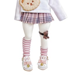 1/6 Bjd Doll Flat Rabbit Shoes With Bells Fashion Doll Casual Shoes Doll Accessories For 30cm Doll 1/6 Bjd Yosd Msd Doll