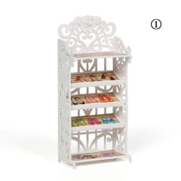 Dollhouse Furniture Creative Miniature Furniture Wardrobe/Bed/Shoe Rack/Bathtub/Swing For Doll Living Room Decor Accessories