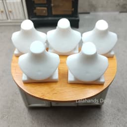 1:6 Doll Fashion Simulation Mini Earring/necklace Display Stand Set Dollhouse Furniture Decorative Toys Gift Accessories
