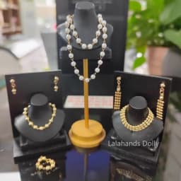 1:6 Doll Fashion Simulation Mini Earring/necklace Display Stand Set Dollhouse Furniture Decorative Toys Gift Accessories