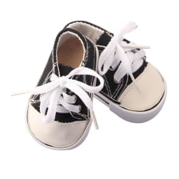 7cm Pu Leather Doll Shoes Canvas Shoes Sneakers Plush Slippers For 18 inch American&43cm Baby New Born Doll Accessories Toy