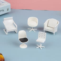 1:20 Dollhouse Miniature Furniture Chair Sofa Stool Model Doll House Decor Toy