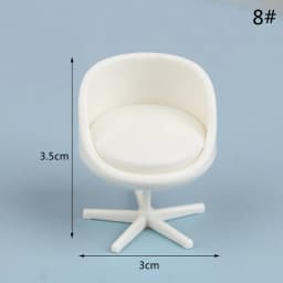 1:20 Dollhouse Miniature Furniture Chair Sofa Stool Model Doll House Decor Toy