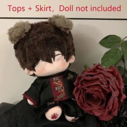 20cm Plush Cotton Doll's Clothes Shoes Outfit Accessories for Idol Dolls Fashion Suit Doll Tops Shirt Pants Suit Kids Gift