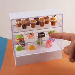 1Pcs 13*6.6CM Miniature Cake Store Decoration Bakery Stand Display Food Model Play House For Girl Gift Kitchen Toy