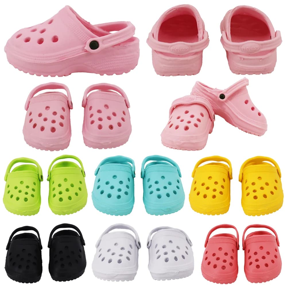 7 CM Doll Shoes Sandal For 43 CM Born Baby Doll DIY Accessories 18 Inch American Doll Girl‘s Toys Our Generation Gift