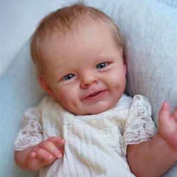 21 Inch Kit Shaya Reborn Baby Doll Kit Smile Baby Molds Vinyl Blank Unpainted Unassembled Kit Handmade DIY Toy