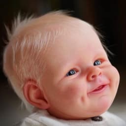 21 Inch Kit Shaya Reborn Baby Doll Kit Smile Baby Molds Vinyl Blank Unpainted Unassembled Kit Handmade DIY Toy