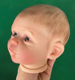 NPK 20inch Finished Reborn Doll Kit Joleen Lifelike Soft Touch DIY Already Painted Doll Parts