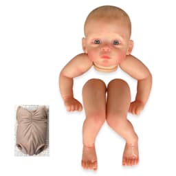 NPK 20inch Finished Reborn Doll Kit Joleen Lifelike Soft Touch DIY Already Painted Doll Parts