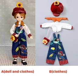 3D Big Eyed Boyfriend Doll 30cm Doll 1/6 BJD Doll Replacement Clothing Doll Accessories Kids Toy Gifts